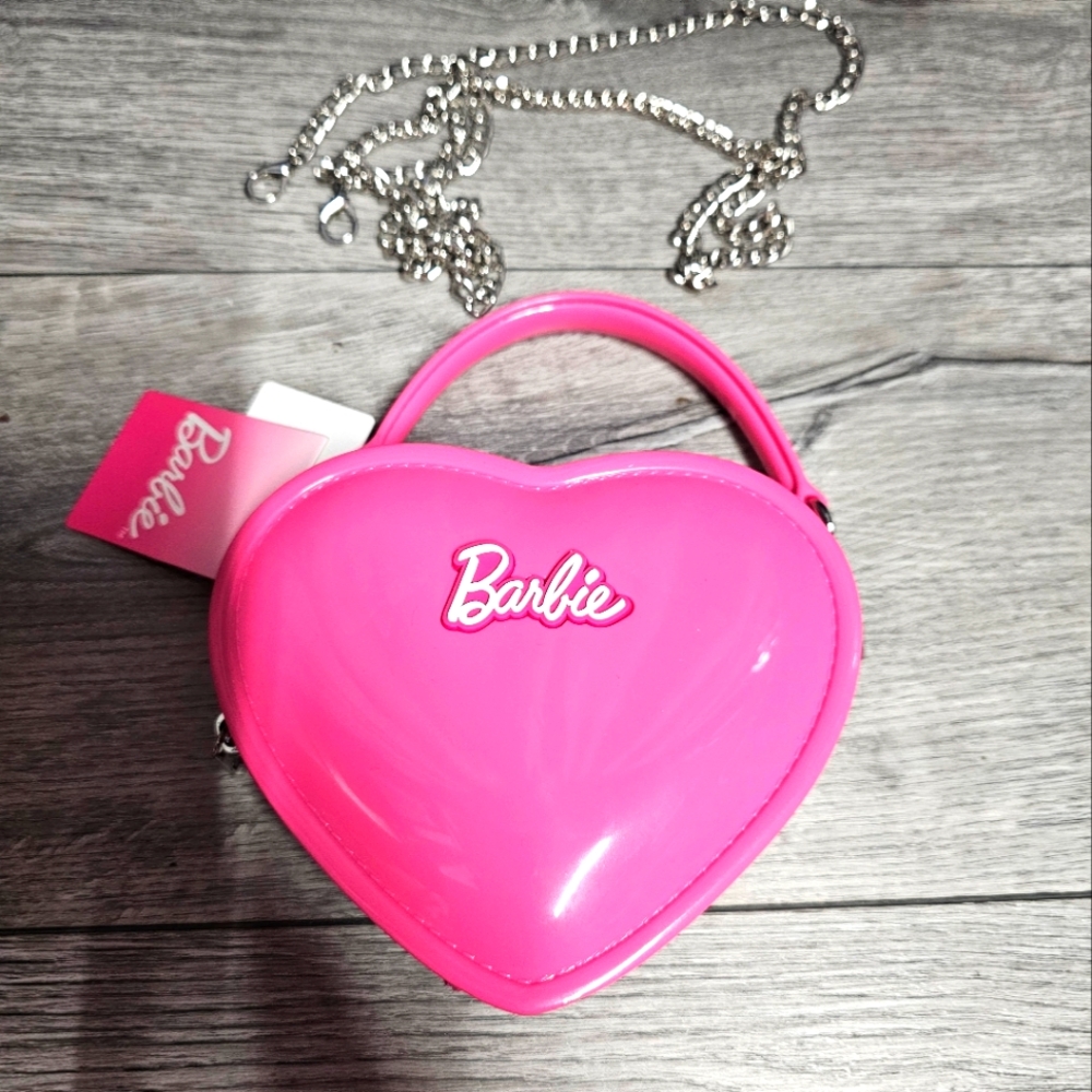 Barbie × Miniso Barbie Series Small Jelly Heart Bag With Detachable Strap - Picture 2 of 15